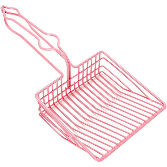 Metal Cat Litter Shovel, Anti-Corrosion Cat Sand Shovel Sieve Fine Mesh Pets Poo Litter Clean Scoop Deep Shovel Anti-Rust Shovel Pet Litter Cleaner