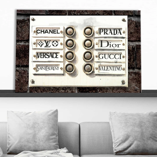 House of Couture by Jodi - Wrapped Canvas Graphic Art