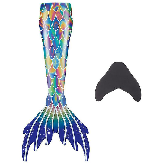 Thsinde - Mermaid Tails For Swimming For Kids And Adults With Monofin_(costbuy) dark blue 140