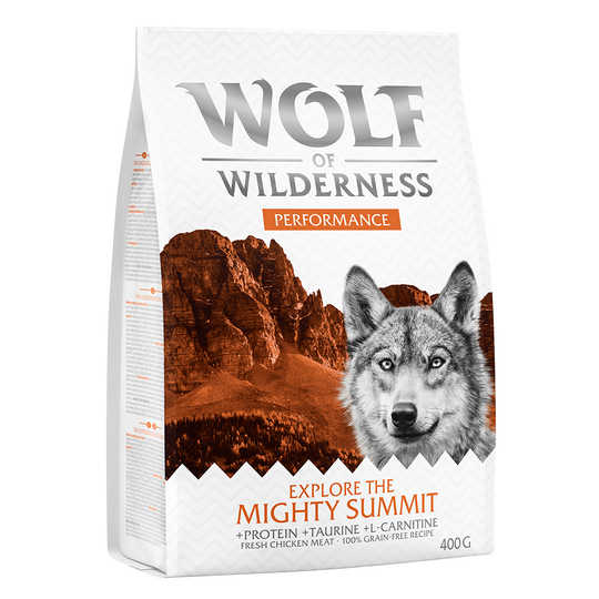 Wolf of Wilderness "Explore" Dry Dog Food Trial Pack - "Explore" - Performance (400g)