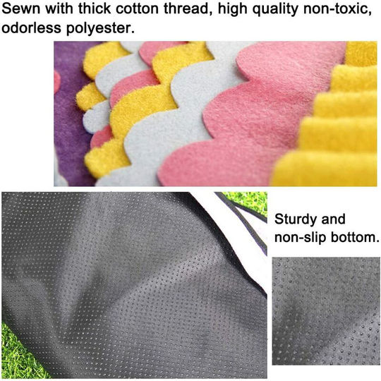 Snuffle Mat for Dogs, Dog Pet Snuffle Feeding Mat Mat for Dogs to Eat Slowly, Educational Mat for Training Pets' Smell(70 x 50 cm)