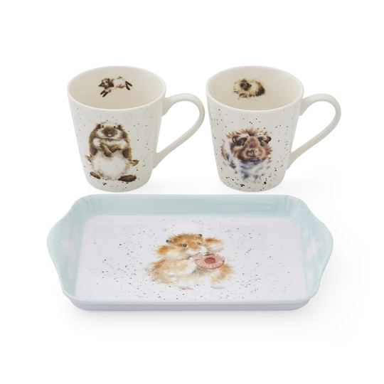 Hamster Wrendale Designs 2 Piece Mug Set