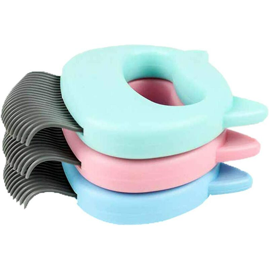 3 Pack Pet Massaging Shell Comb Dogs Cats Grooming Shedding Cleaning Brush Hair Removal Shedding Cleaning Comb for Removing Matted Fur Knots Tangles