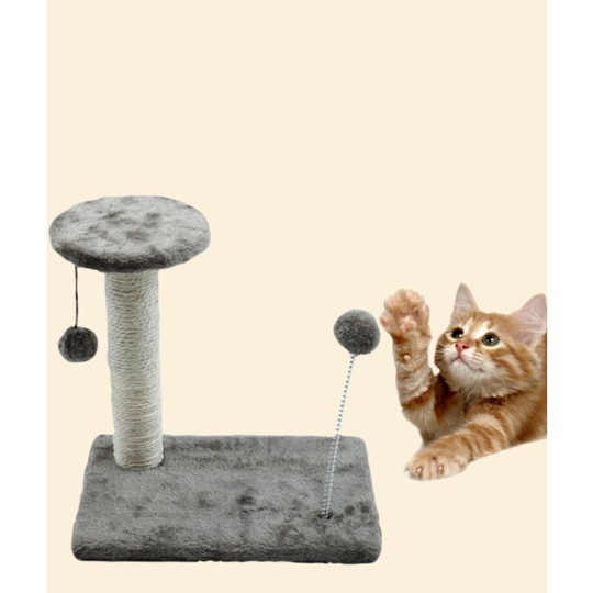 Tree with kitten 30 * 20 * 10cm (gray)