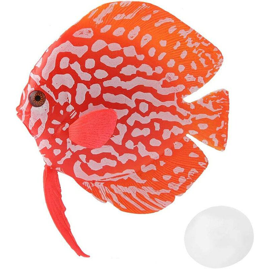 Aquarium Artificial Fish Underwater Floating Fish Fake Tropical Fish Luminous Silicone Realistic Fish for Underwater Ornaments Fish Tank Decoration