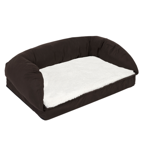 Orthopaedic Dog Bed - Brown / Beige - 115 x 70 x 32 cm (L x W x H)