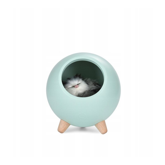 Baby Nightboy Light Animal Light Atmosphere Light Green Kitten