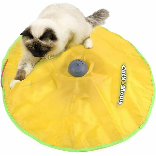 Bearsu - Cat Toy Game Automatic Interactive Rotating Kitten Toy Catcher