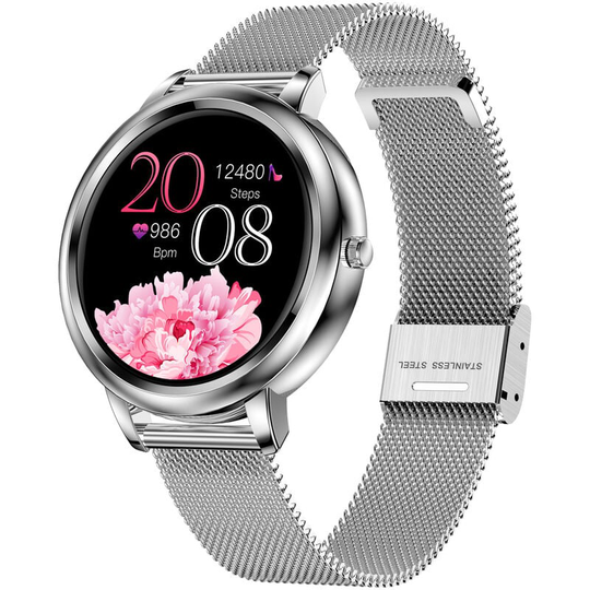 Lifcausal - Women Smart Watch Fitness Tracker Bluetooth Bracelet Smart Sports Band Heart Rate Blood Pressure Sleeping Monitor Wristband Touch Screen