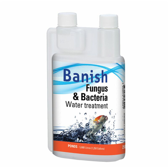 Industrial Leisure - Banish Fungus and Bacteria Water Treatment 250ml - Treats 5688 Litres