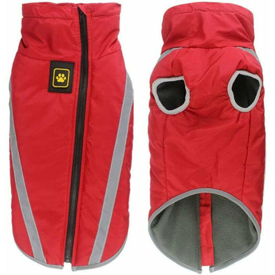 Waterproof and Windproof Warm Dog Jacket (Red 5XL)