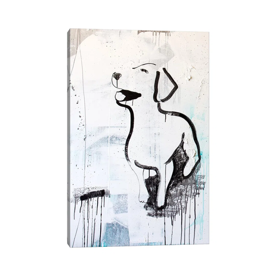 Puppy Love by Kent Youngstrom - Wrapped Canvas Painting
