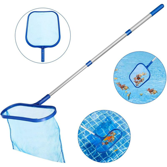 Gdrhvfd - Set Swimming Pool Net, Aluminum Surface Landing Net Landing Nets with 1.2m Aluminum Pole and Fine Mesh Net for Swimming Pool, Ponds,