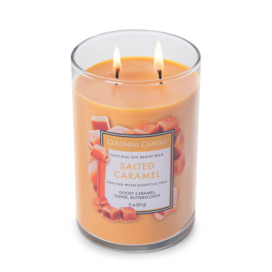 Salted Caramel parfümierte Glaskerze