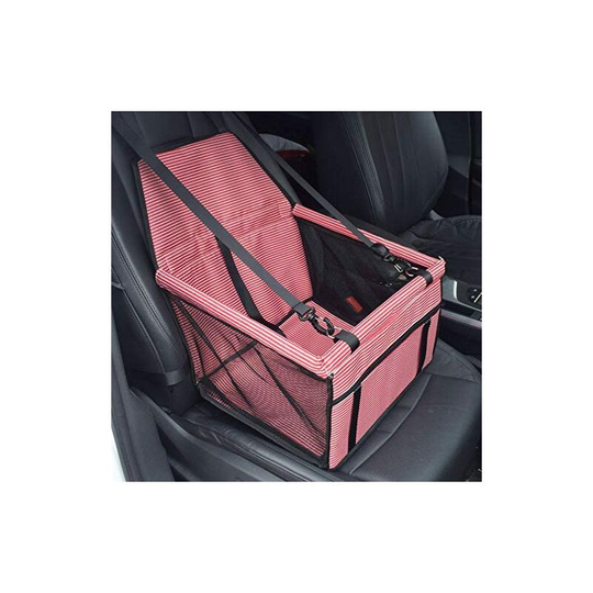 Litzee - Dog Car Seat Car Booster Seat for Dogs or Cats, Car Dog Transport Bag Oxford Breathable Waterproof Folding Booster Seat Cover with Travel