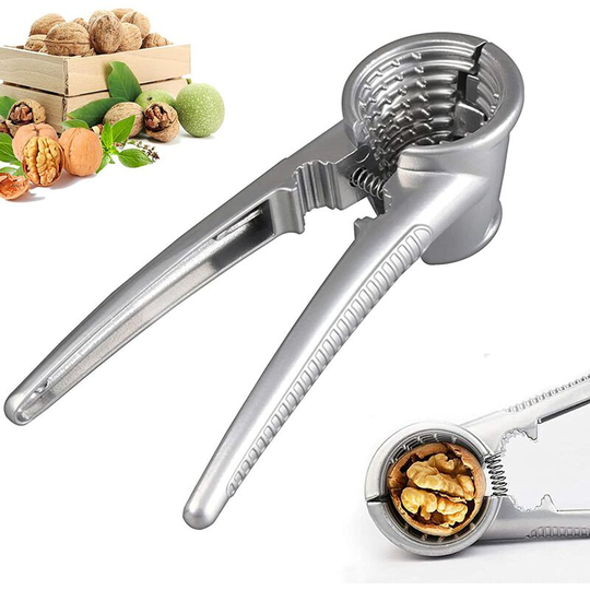 Flkwoh - Nutcracker,Manual Nutcracker Pliers,Heavy Duty Nutcracker,Nut Nutcracker Zinc Alloy Tool,For Walnuts, Walnuts Walnuts, Hazelnuts, Almonds,