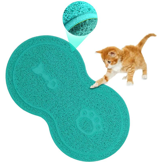 Cat Litter Mat 46*26cm Non-Slip Waterproof Cat Toilet Mat, Cat Litter Mat Easy To Clean Pets Non-Slip Litter Mat For Dog/Cat-green