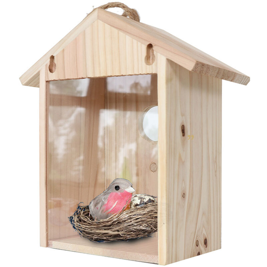 Betterlifegb - Birdside birds outside, wooden bird house, feeder birds outside wood - House birds, bird feeder hanging outdoors, niche birds outside