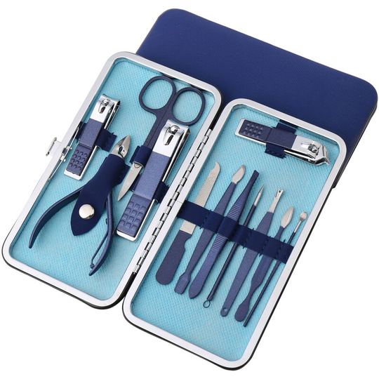 Manicure Set, Travel Mini Nail Clippers Kit Pedicure Care Tools, Stainless Steel Grooming Kit