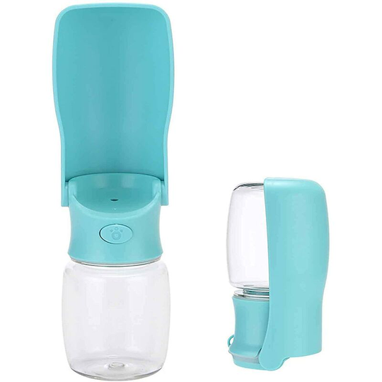 Dog Water Bottle, Walking Foldable Dog Water Bottle, Portable, Suitable For Travel Outdoor Walking Hiking (blue 350ml) - Thsinde