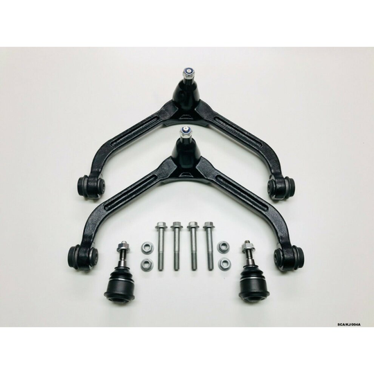 2 x Front Upper Arm & 2 x Ball Joint for Jeep Cherokee KJ 2002-2007 SCA/KJ/004A