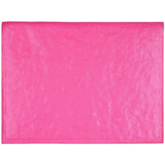Pet Feeding Mat,Food Bowl Placemat, Waterproof and Non-slip Square Pet Mat, pvc Non-Slip Square, 30 x 40 cm (Hot Pink)