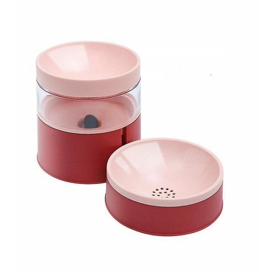 A Bowl For A Dog Bowl Double Bowl Pink