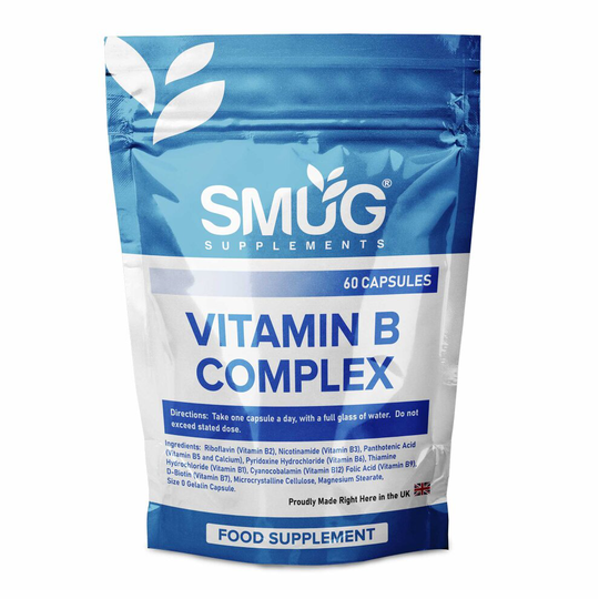 Vitamin B Complex Capsules - B Vitamin Supplement - Complete Vitamin B
