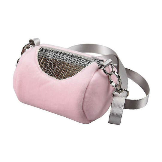 Benobby Kids - Small Pet Travel Bag Hamster Carrier Breathable Shoulder Strap Outdoor Portable