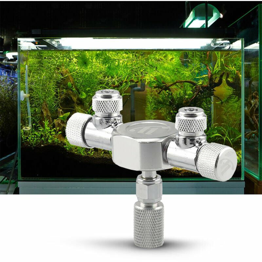 Bearsu - Aquarium Co2 Dispenser Regulator, With 2 Outputs