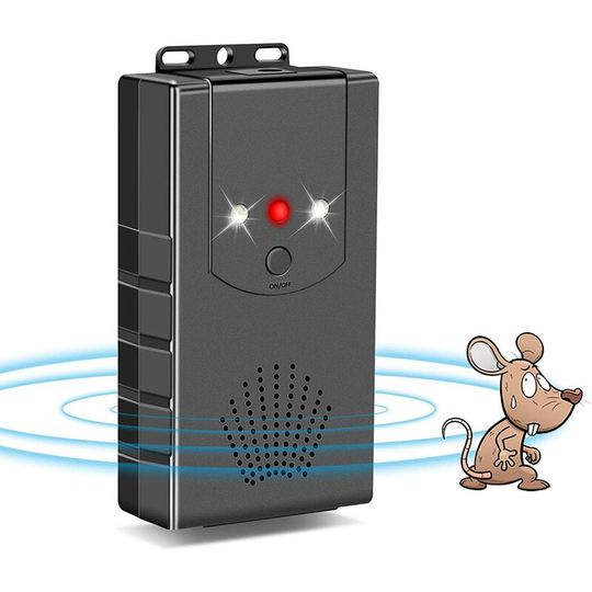 Thsinde - Ultrasonic Parasite Repeller, Electronic Rat Repeller, Mouse and Rodent Rejection with led Strobe Lights, 3 in 1 Charging, for Marten,