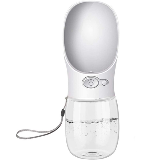 Portable Dog Water Bottle,550ml Food Grade Antibacterial Travel Water Bottle for Dog and Cat, Outdoor Pet Drinking Water