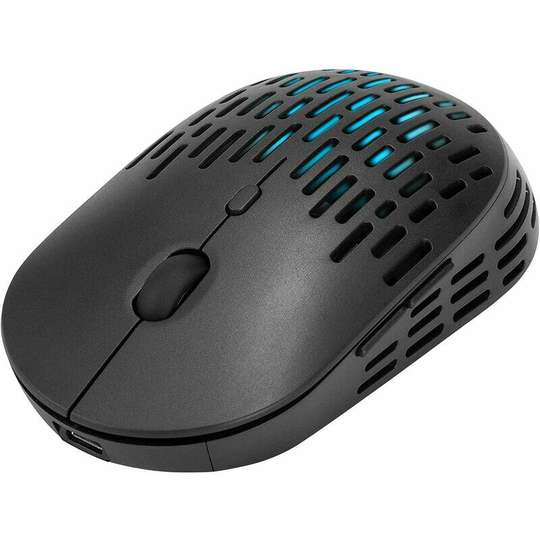 Bluetooth Wireless Mouse, LED Slim Dual Mode (Bluetooth 5.1 & 2.4G Wireless) Rechargeable Silent Wireless Mouse with 3 Adjustable DPI for iPad OS 13,