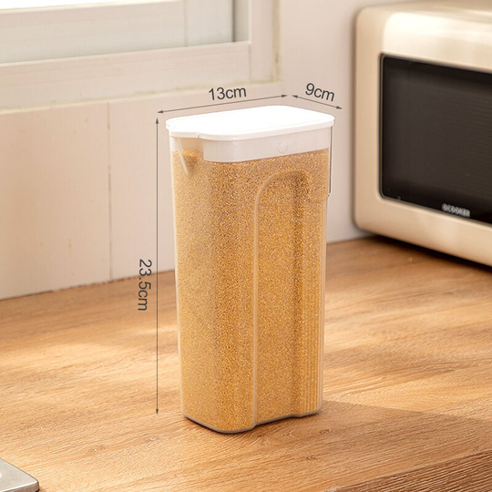 Airtight Food Storage Canisters(Does not contain grain)Snack Nut Storage Box White