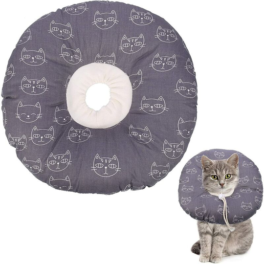 Cat r&r Collar Cat r&r Collar Comfortable Protective Collar Dog Collar for Cute Cats(M)