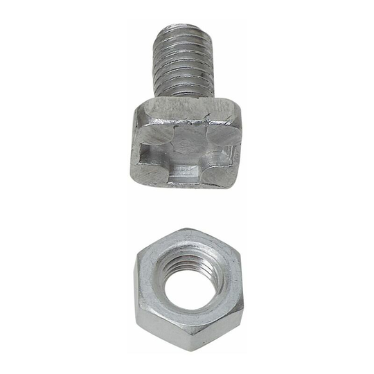 Homehard - Cruciform Head Bolts & Nuts x 10 CXB10