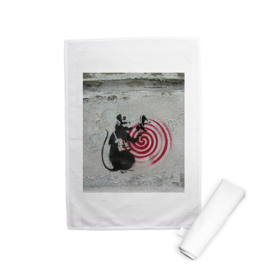 Rat Radar Tea Towel