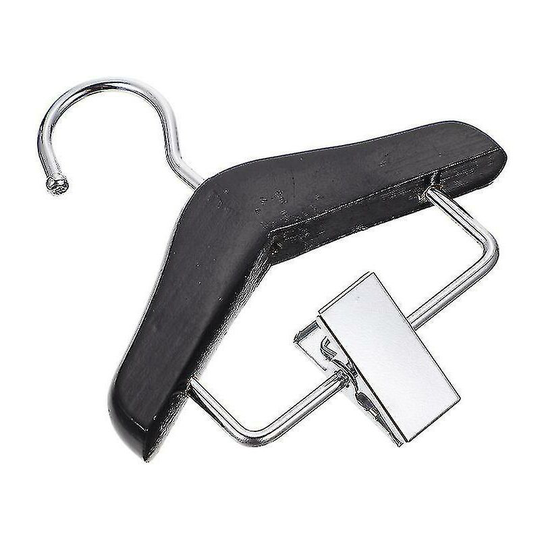 Black Pet Apparel Hangers 1pc Pet Apparel Hanger Dog Clothing Hanging Rack Pet Dress Pants Clip Han Thsinde
