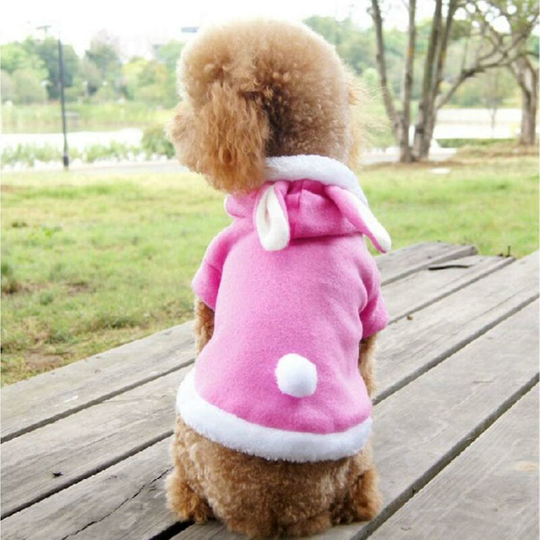 Hoodies Clothes Pet Suit For Small Dogs Cats (color : Pink, Size : m) - Thsinde