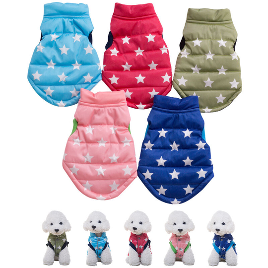 Dog Winter Vest Waistcoat Warm Dog Clothes Pet Winter Coat Jacket Warm Pet Clothing for Puppy Dogs