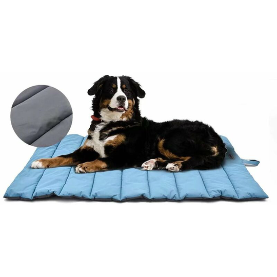 Soekavia - Waterproof Dog Mat for Outdoor Washable Dog Bed Anti-Static Hygienic Foldable Large Pet Travel Blanket 110x68cm