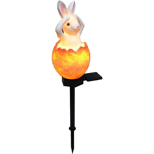 Solar Lights Outdoor Garden Decorative Solar led Rabbit and Egg Lights | Waterproof Ground Lights