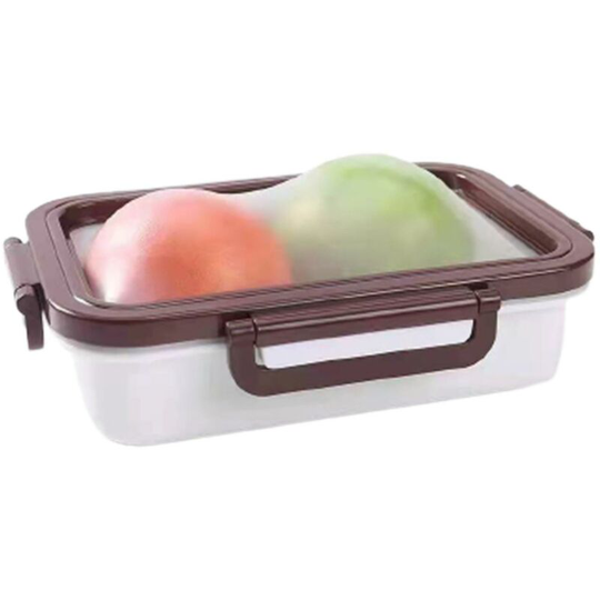Food Storage Containers With Elastic Lid Space-saving Meal Prep Containers