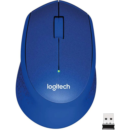 Logitech M330 Silent Plus Wireless Mouse, 2.4GHz Nano usb Receiver, 1000 dpi Optical Sensor Resolution, 2-Year Battery Life, Compatible with pc, Mac,