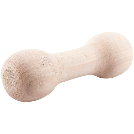 Golden Retriever Wood Dumbbell Dogs Training Chew Toys