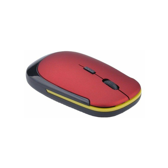 Wireless Mouse, USB Mouse Mini 2.4G Silent Optical Positioning Mouse for Computer Laptop(Red)