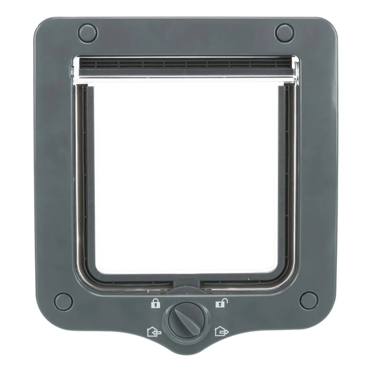 Trixie 4-Way Cat Flap Door Grey