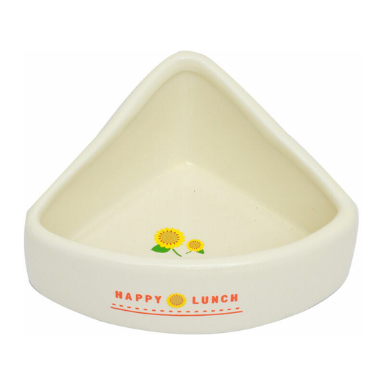 No-Spill Ceramic Hamster Feeder Can Be Small Pet Feeder, Rabbit Hedgehog Feeder Bowl, 2 Pack
