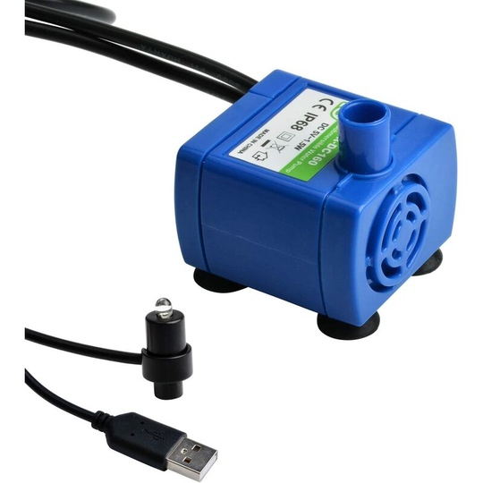 Monly - Cat Dog Fountain Pump, Pet Submersible Water Pump