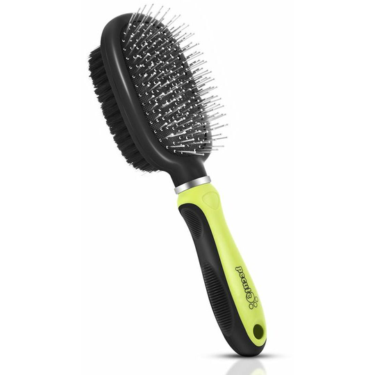 Brush Dogs and Cats, Grooming Brush Comb Effective Removal Up to 90% of Dead Hair, Double Sided Massage Grooming Brush for Dog Cat Pets